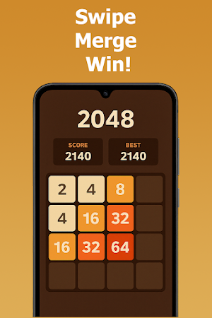 2048 Puzzle: Merge Numbers Screenshot 1