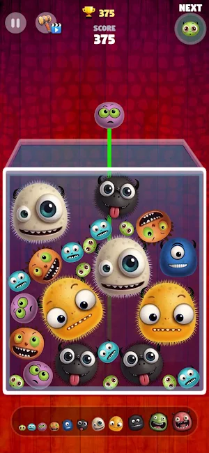 Monster Suika Merge game fun Screenshot 3