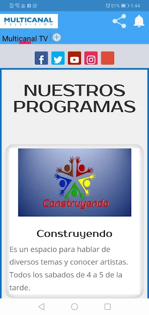 Multicanal Televisión Screenshot 3
