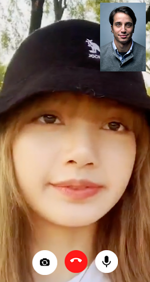Lisa Fake Chat & Video Call - Call You Screenshot 0
