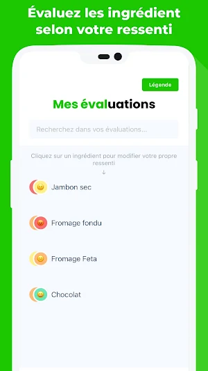 Histamine intolérance scanner Screenshot 2