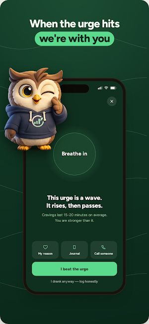 Clear Sober: Sobriety Counter Screenshot 1