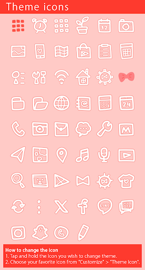 Adorable Monkey Theme +HOME Screenshot 3
