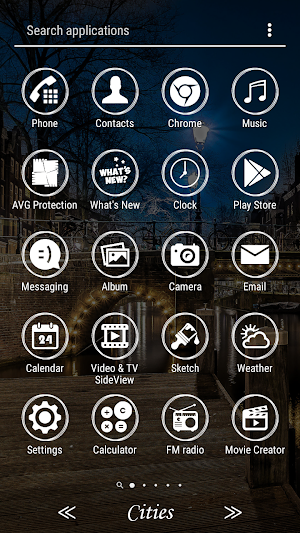 24 cities | Xperia™ Theme - every hour one city Screenshot 1