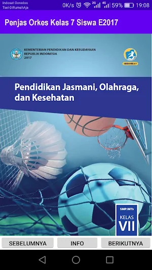 Penjas Orkes Kelas 7 Siswa E2017 Screenshot 0