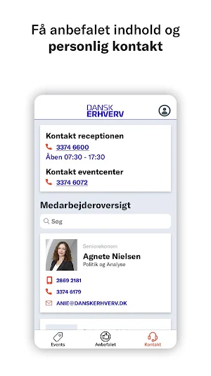 Dansk Erhverv Event Screenshot 3