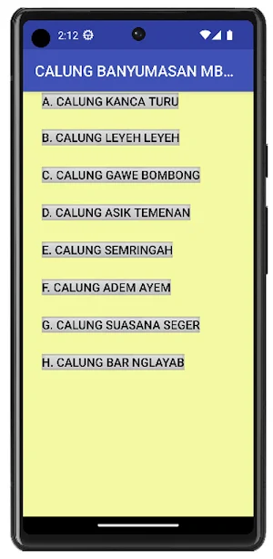 CALUNG BANYUMASAN MBLEKETAKET Screenshot 0
