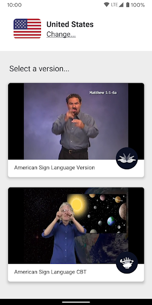 Deaf Bible Screenshot 2