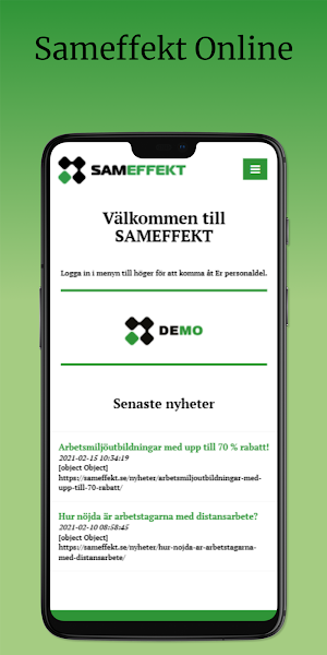 Sameffekt Online Screenshot 0