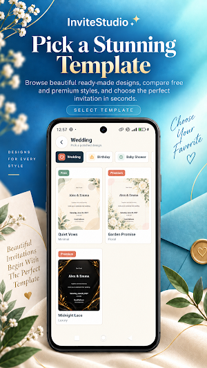 InviteStudio: Invitation Maker Screenshot 2