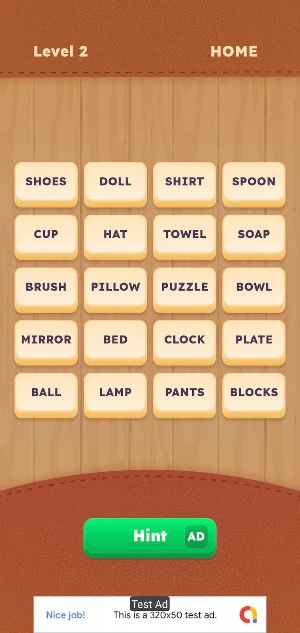 Word Bricks Screenshot 3