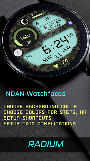 Radium Watchface by NDAN Screenshot 3