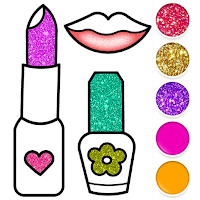 Glitter Beauty Coloring Pages
