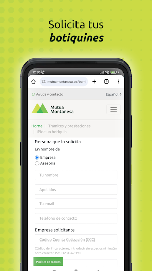Mutua Montañesa Screenshot 2