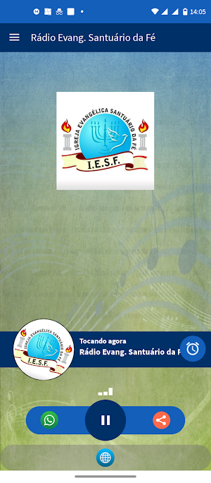 Rádio Evangé. Santuário da Fé Screenshot 2