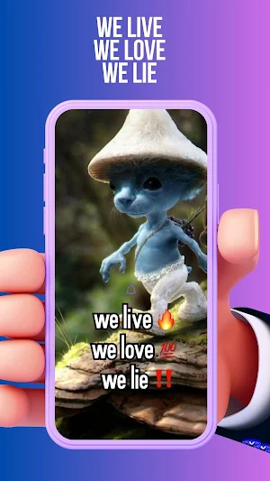 Smurf Cat Meme Wallpaper 4K Screenshot 1