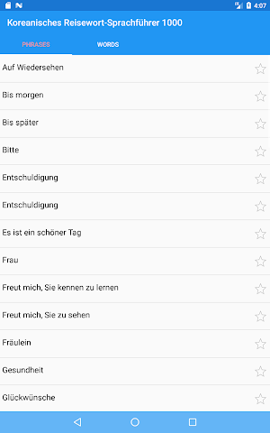 Koreanisches Reisewort-Sprachf Screenshot 2
