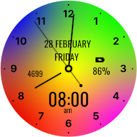Happy Colorful Analog Watch