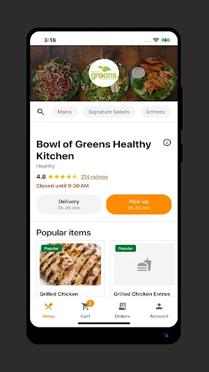 Bowl of Greens Healthy Kitchen Screenshot 2