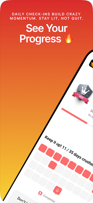 Sparkfly: Gym Habit Tracker Screenshot 2