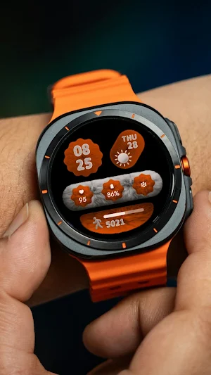 Material You Fluffy Watch Face Screenshot 0