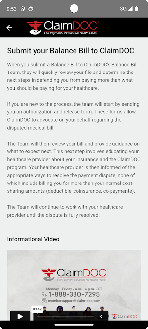 ClaimDOC Screenshot 2