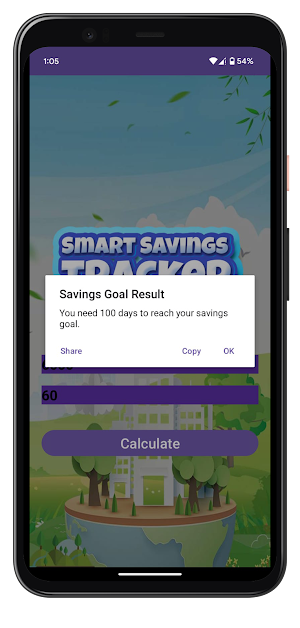 Smart Savings Tracker Screenshot 2
