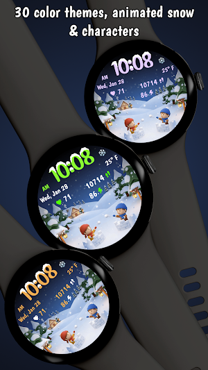 Snowball Fight Animated WF Screenshot 2