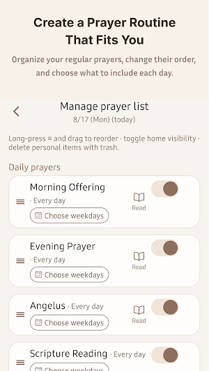 Daily Prayer - Catholic Screenshot 1