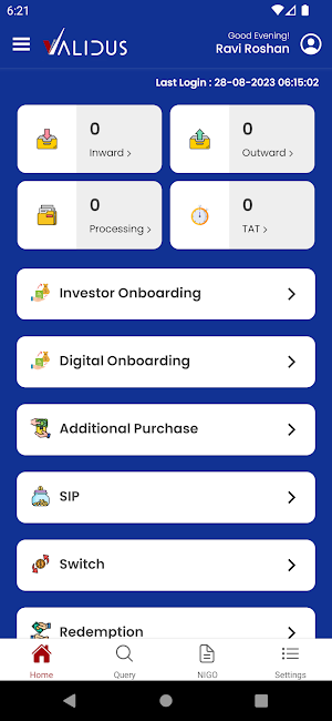 Validus AIF Private Screenshot 0