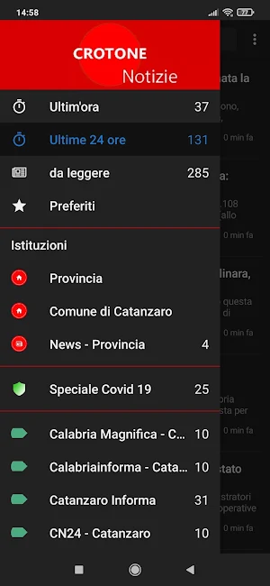 Catanzaro notizie Screenshot 0