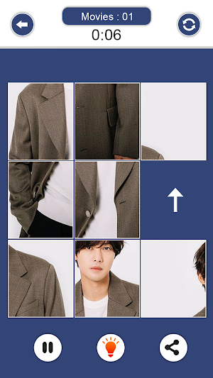 Slide Puzzle Kim Hyun Joong Screenshot 2