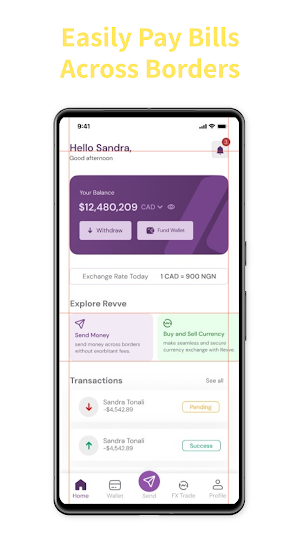 Revve - Send and Receive Money Screenshot 1