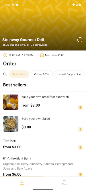 Steinway gourmet deli Screenshot 0