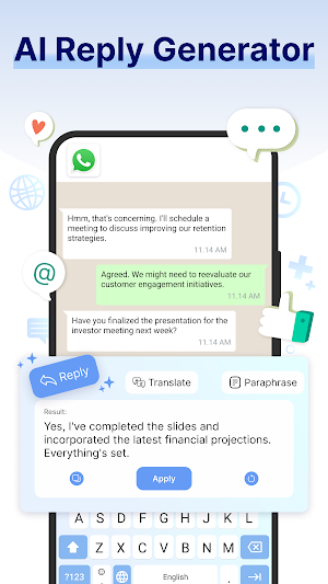 AI Keyboard: AI Chat, Emoji Screenshot 3