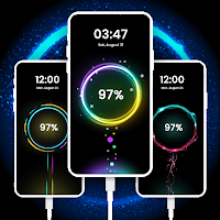 3D Battery Charging Animation