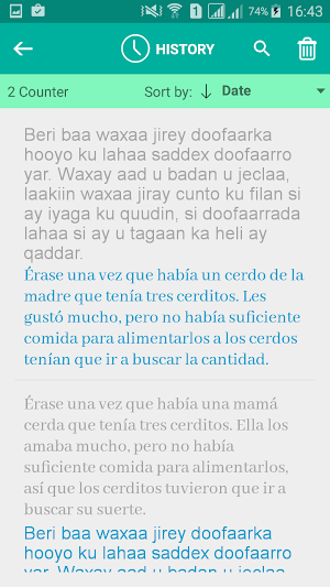Somali Spanish Translator Screenshot 3