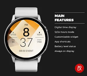 Brown Sporty Fit Watch Face Screenshot 1
