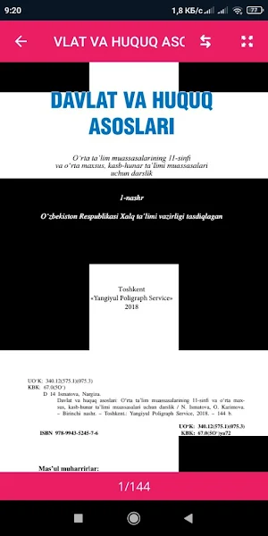 Huquq 9 10 11 sinf Screenshot 3