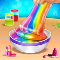 Fluffy Slime Maker DIY Rainbow