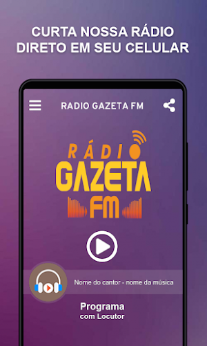 Rádio Gazeta FM Screenshot 0