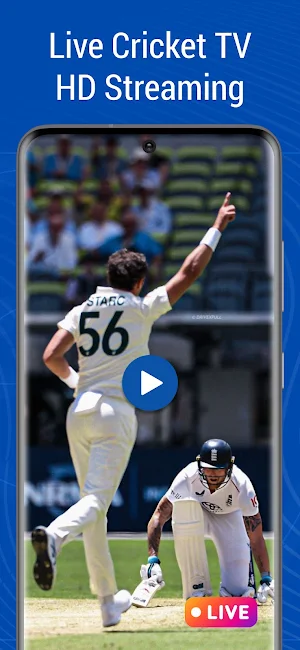 Live Cricket TV HD Streaming Screenshot 3