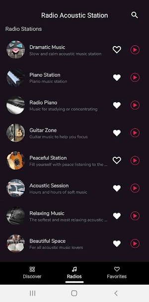Radio Acoustic Screenshot 2