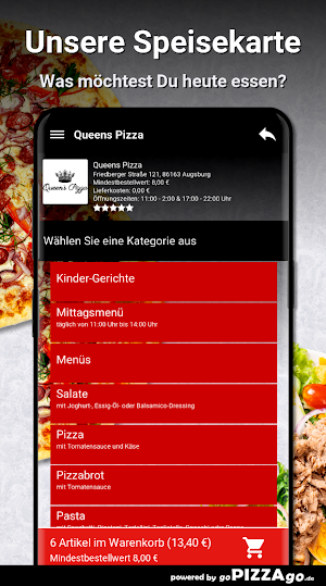 Queens Pizza Augsburg Screenshot 3