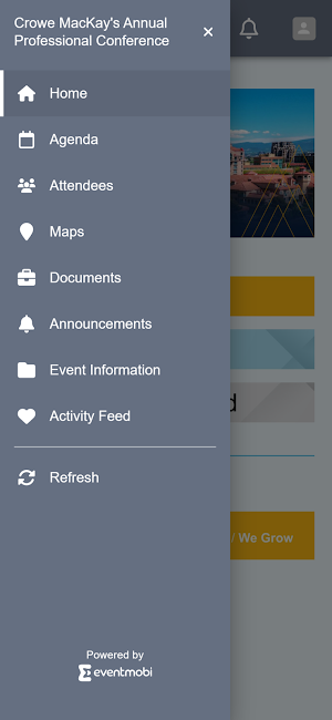 Crowe MacKay Events Screenshot 0
