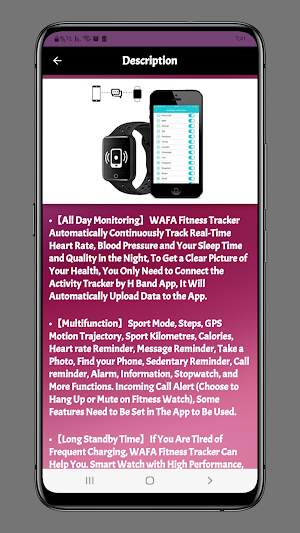 WAFA Fitness Tracker guide Screenshot 3