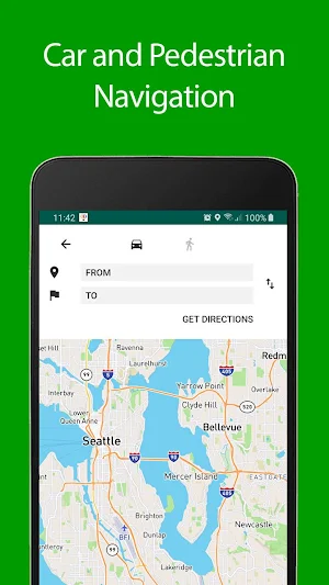 Seattle Offline Map and Travel Guide Screenshot 1