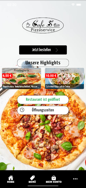 Cafe S Pizzaservice Screenshot 0