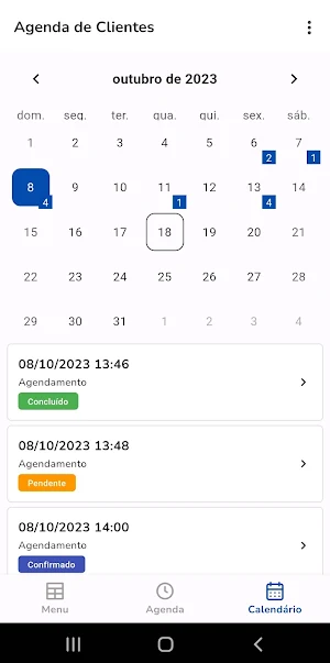 Agenda de Clientes Screenshot 2