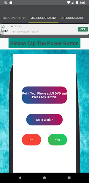 JBL Soundbar Remote Screenshot 2